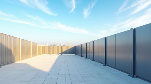 Améliorez l'esthétique de votre chantier avec un habillage palissade